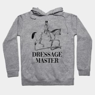 Dressage Master Vintage Horse Riding Illustration Hoodie